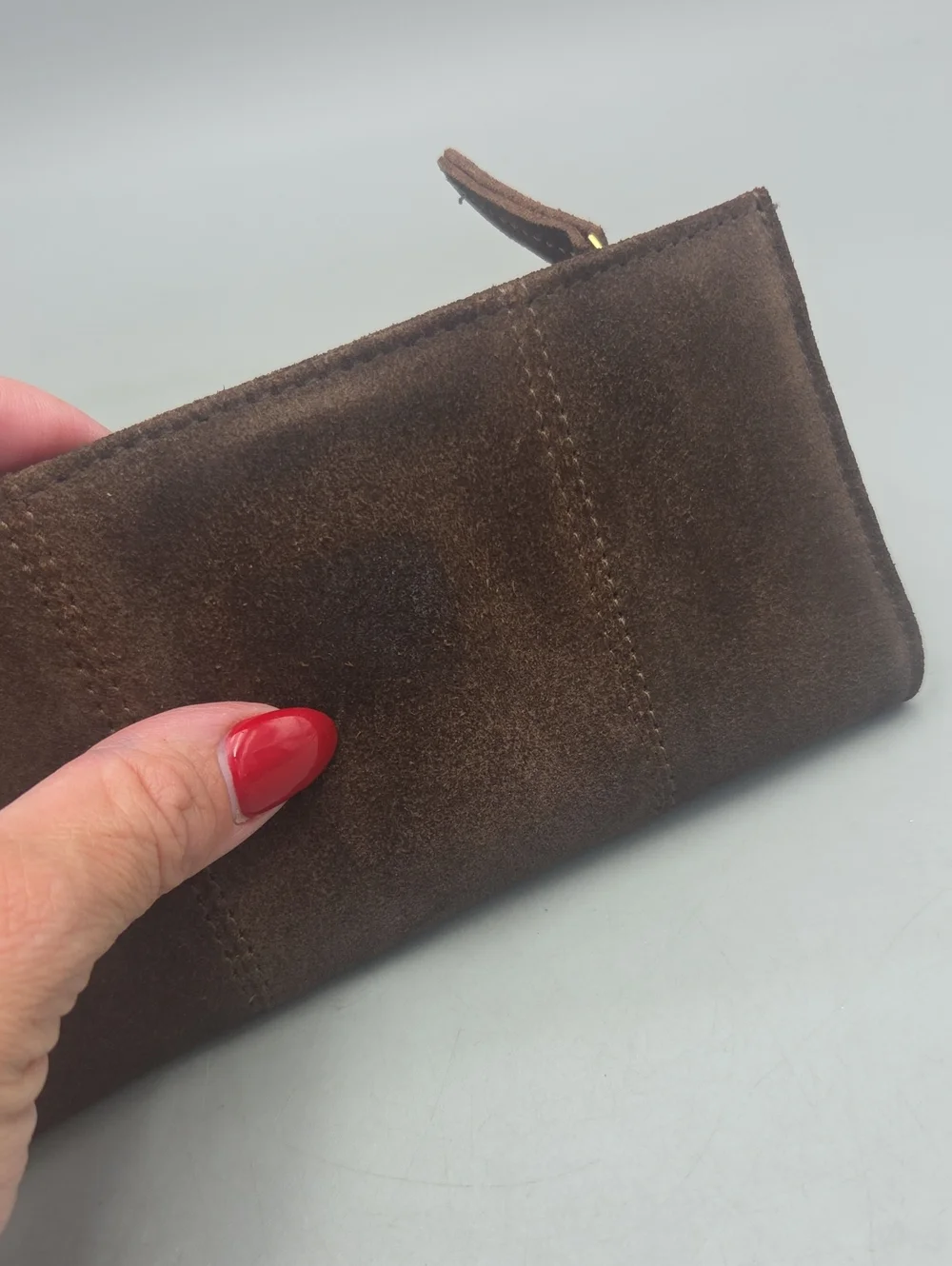 KJC Suede Wallet Leather Suede